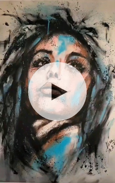 ArteDiAlina.com painting: I am anyone but Valentine
